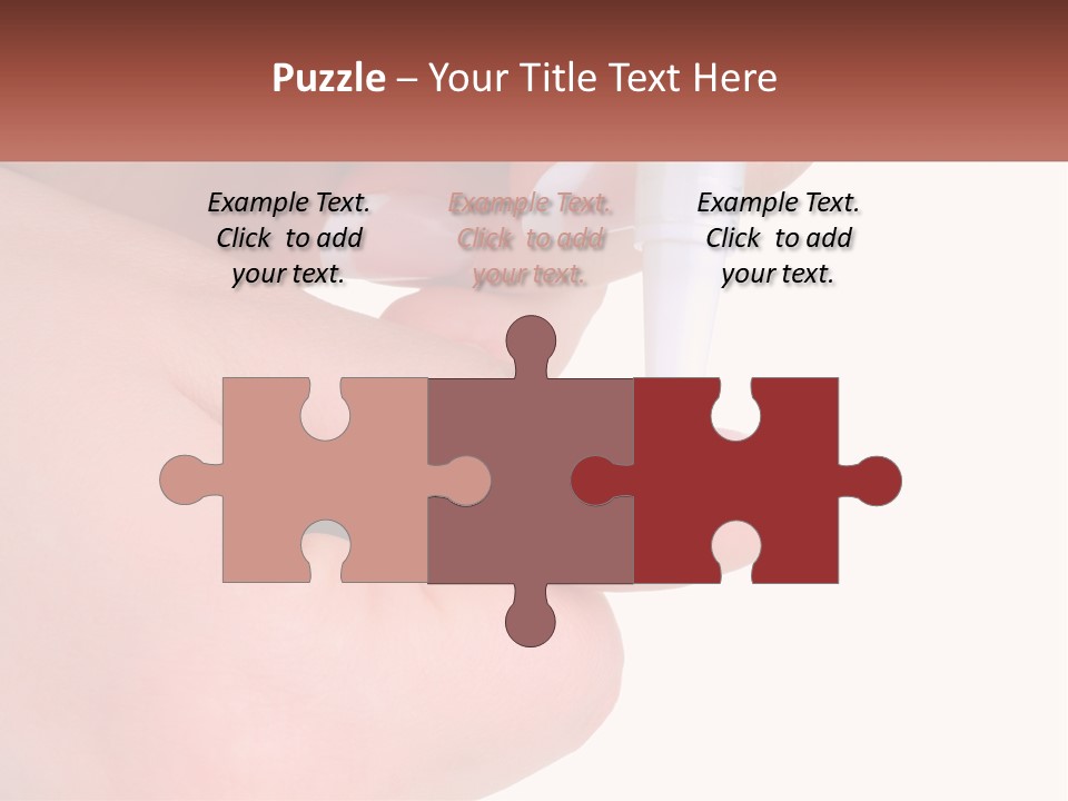 Glue The Nail PowerPoint Template