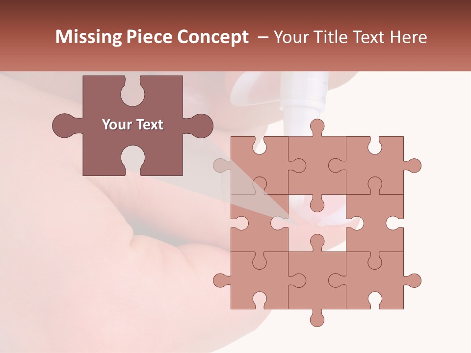 Glue The Nail PowerPoint Template