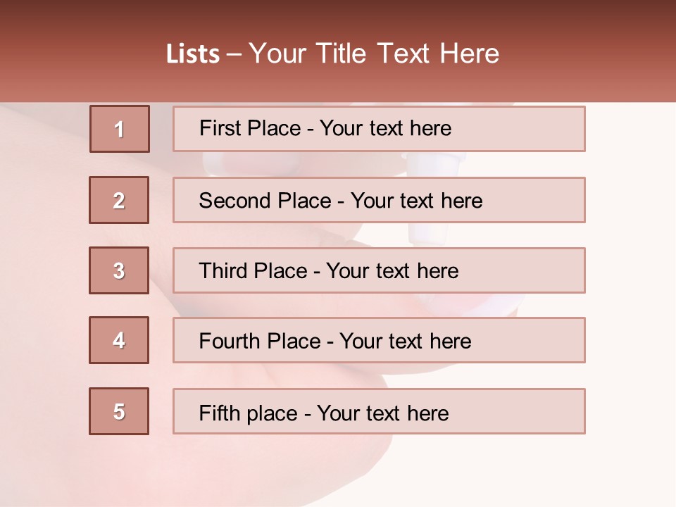 Glue The Nail PowerPoint Template