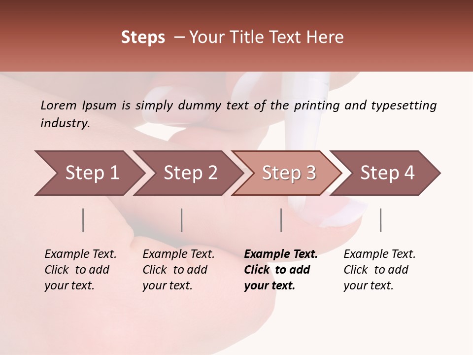 Glue The Nail PowerPoint Template