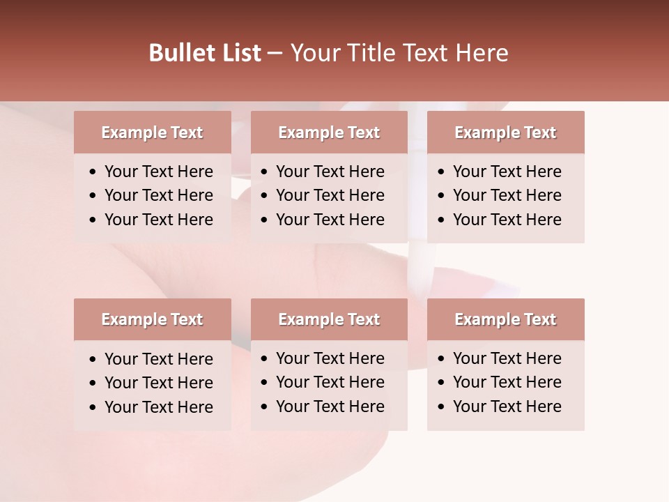 Glue The Nail PowerPoint Template