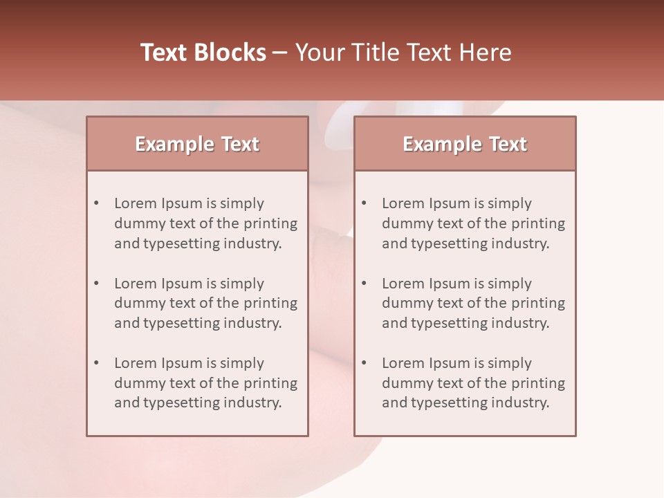 Glue The Nail PowerPoint Template