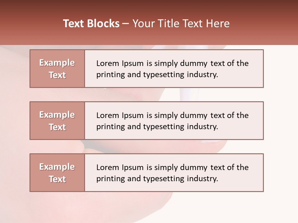 Glue The Nail PowerPoint Template