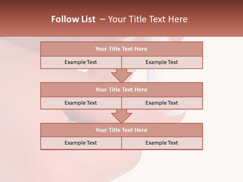 Glue The Nail PowerPoint Template