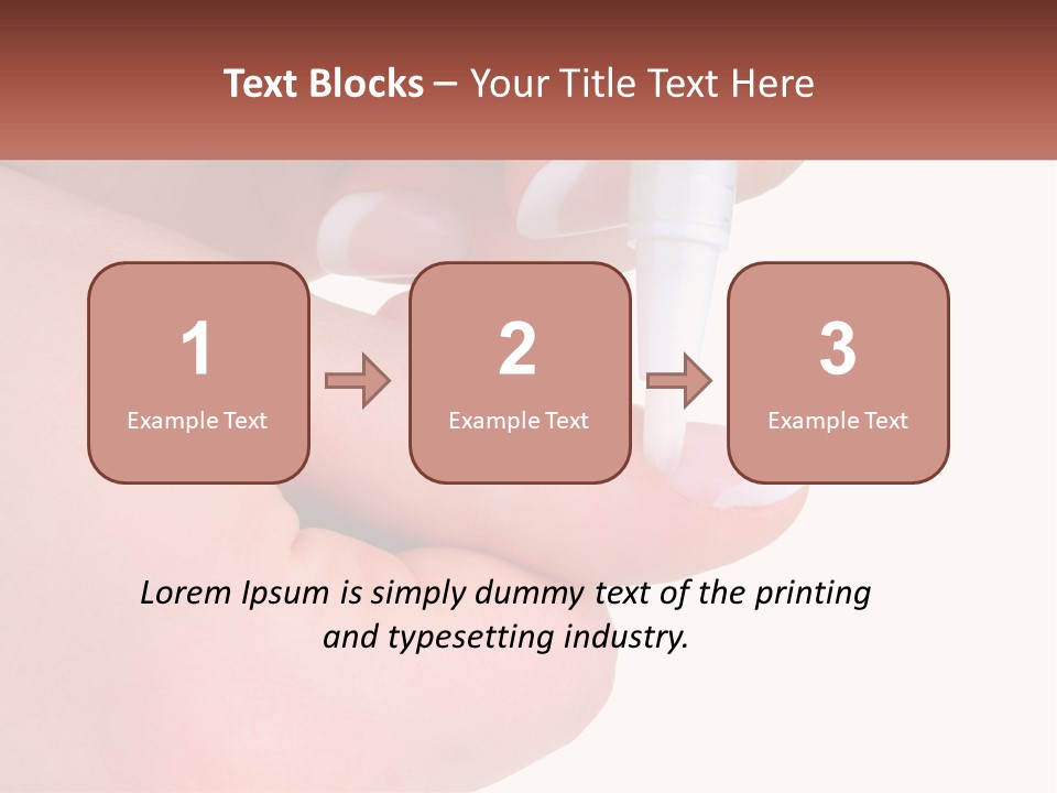Glue The Nail PowerPoint Template