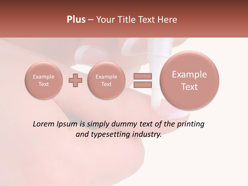 Glue The Nail PowerPoint Template