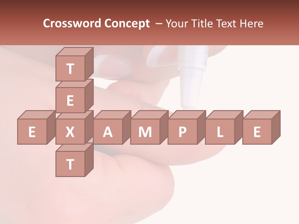 Glue The Nail PowerPoint Template