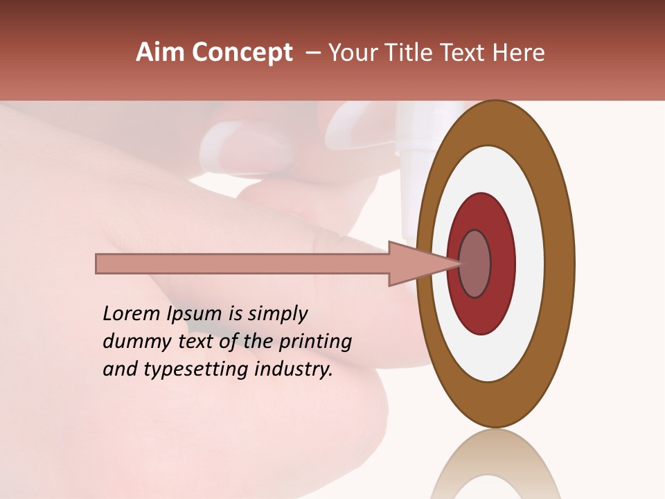 Glue The Nail PowerPoint Template