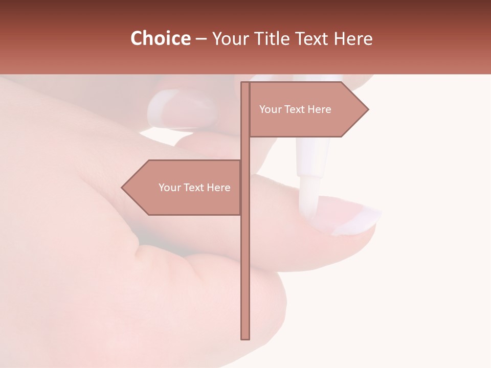 Glue The Nail PowerPoint Template