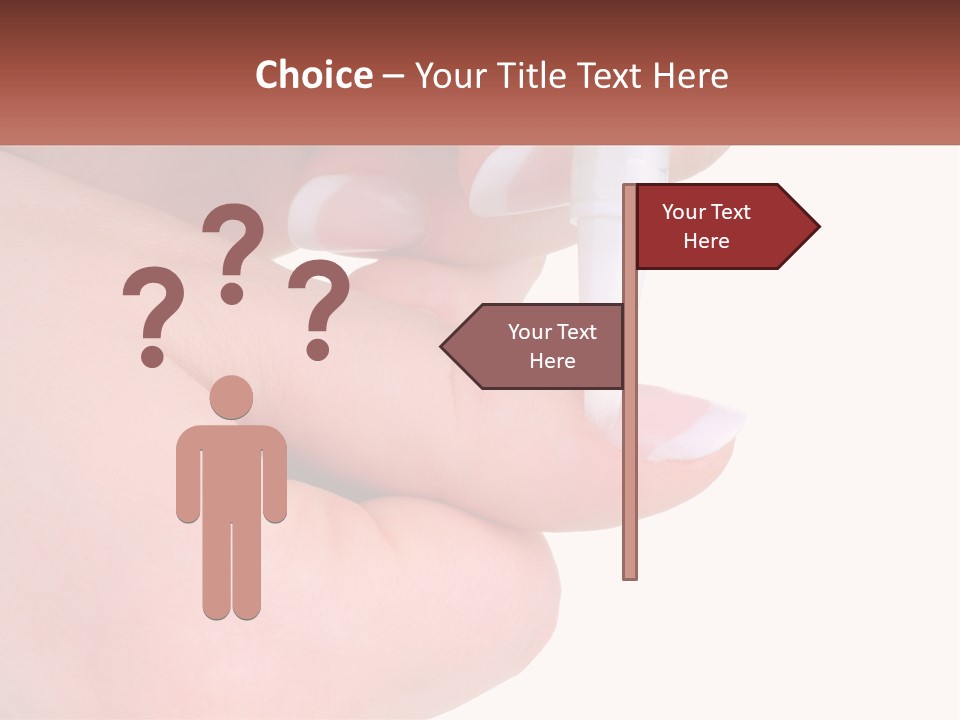 Glue The Nail PowerPoint Template
