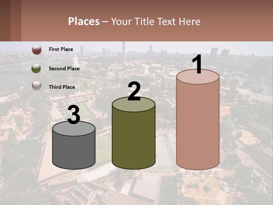 City From Above PowerPoint Template