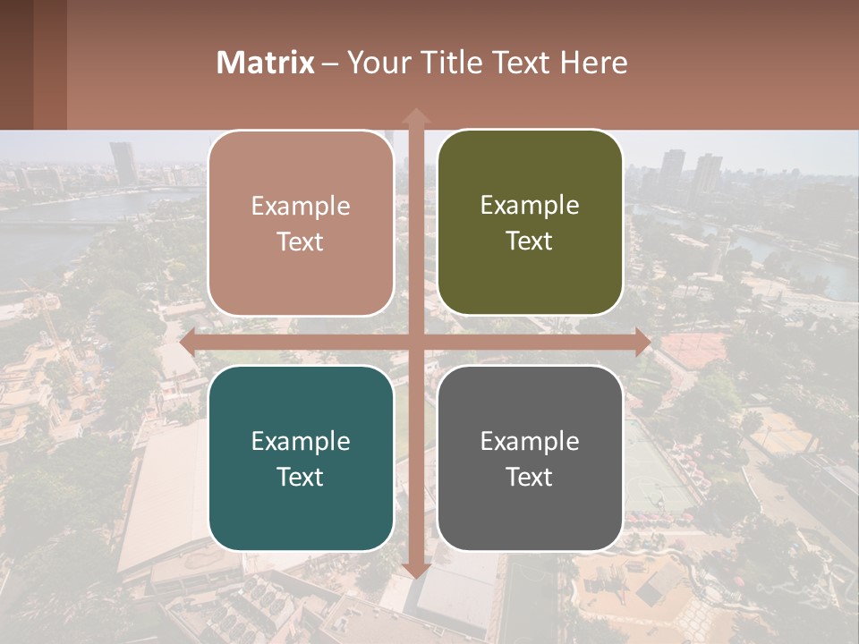 City From Above PowerPoint Template