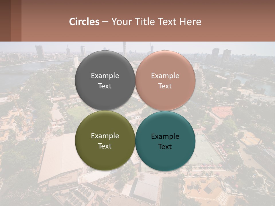 City From Above PowerPoint Template