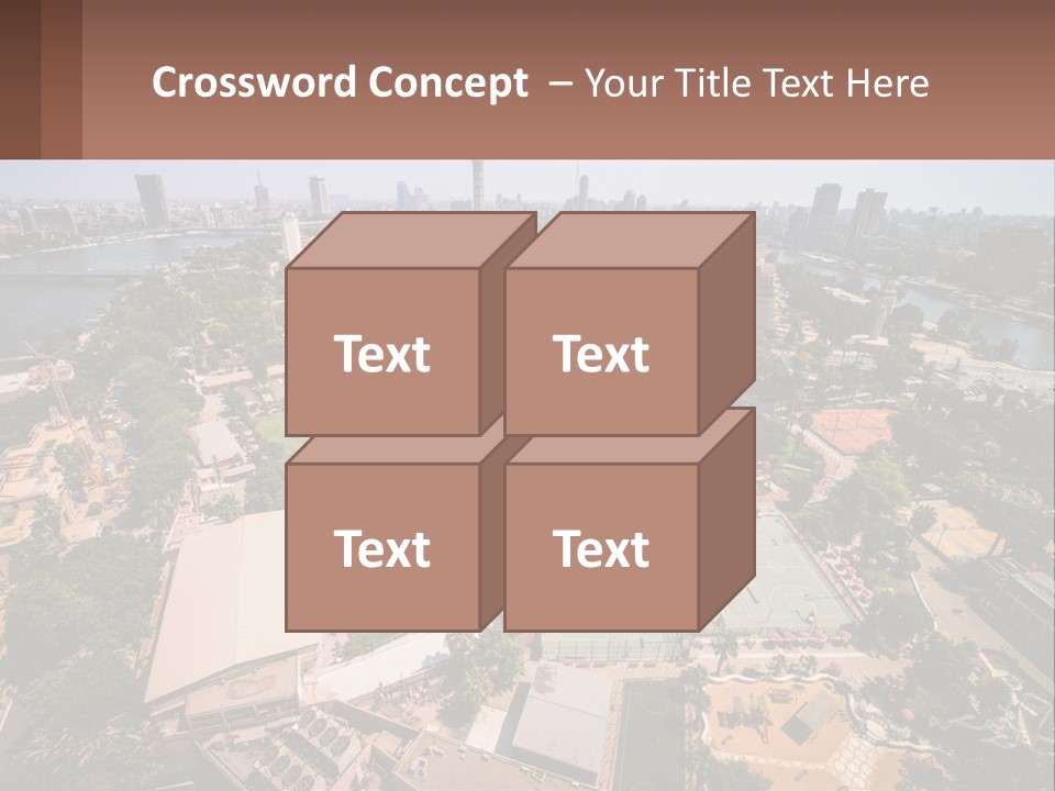 City From Above PowerPoint Template