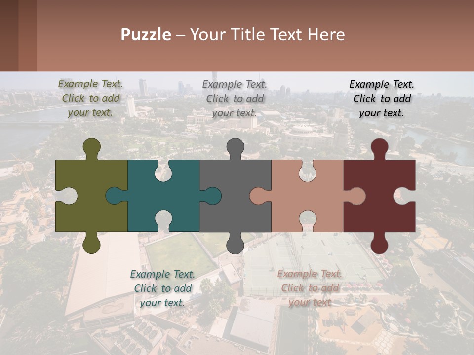 City From Above PowerPoint Template