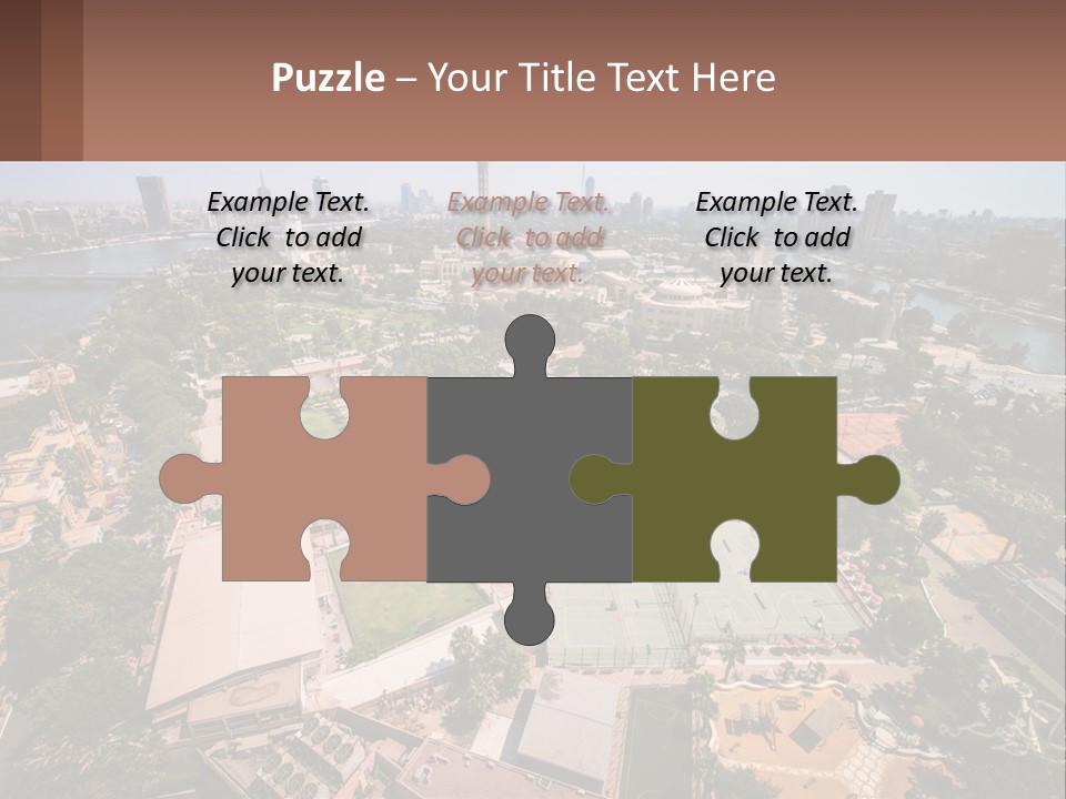 City From Above PowerPoint Template