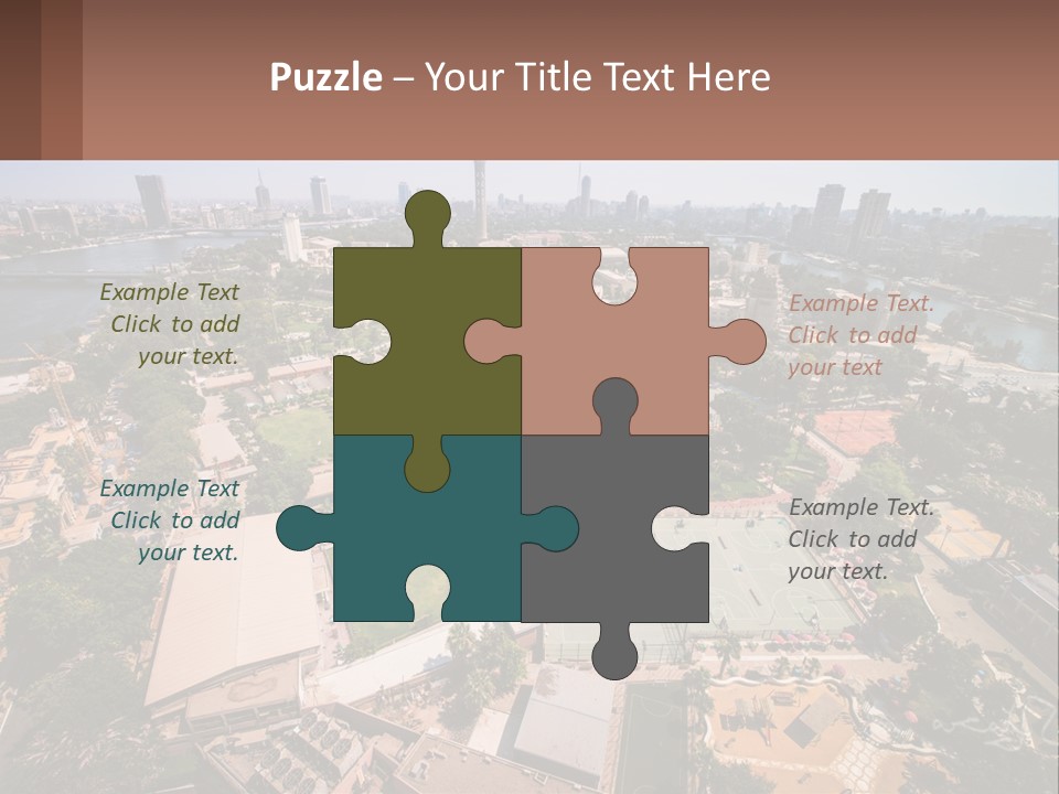 City From Above PowerPoint Template