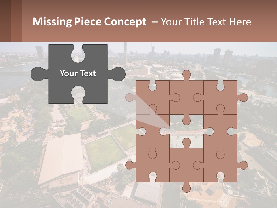 City From Above PowerPoint Template