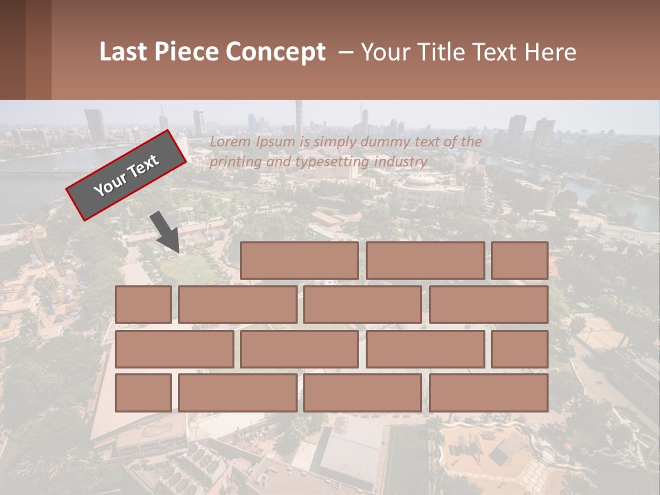 City From Above PowerPoint Template