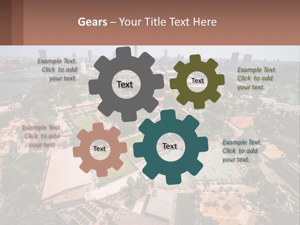 City From Above PowerPoint Template