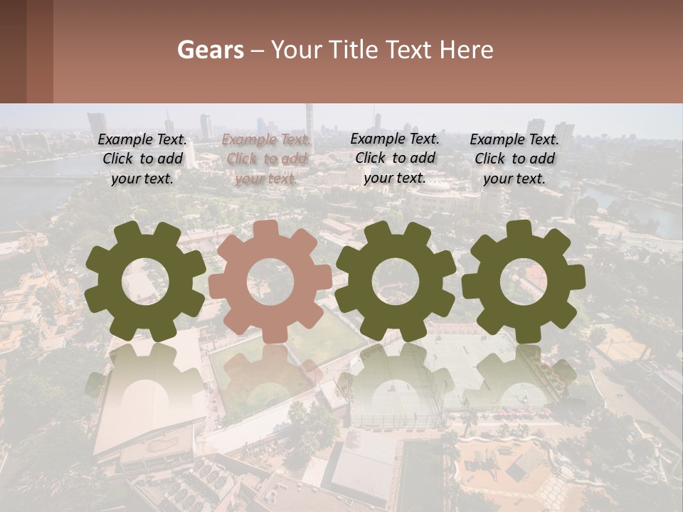 City From Above PowerPoint Template