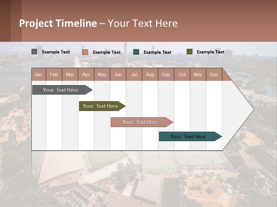 City From Above PowerPoint Template