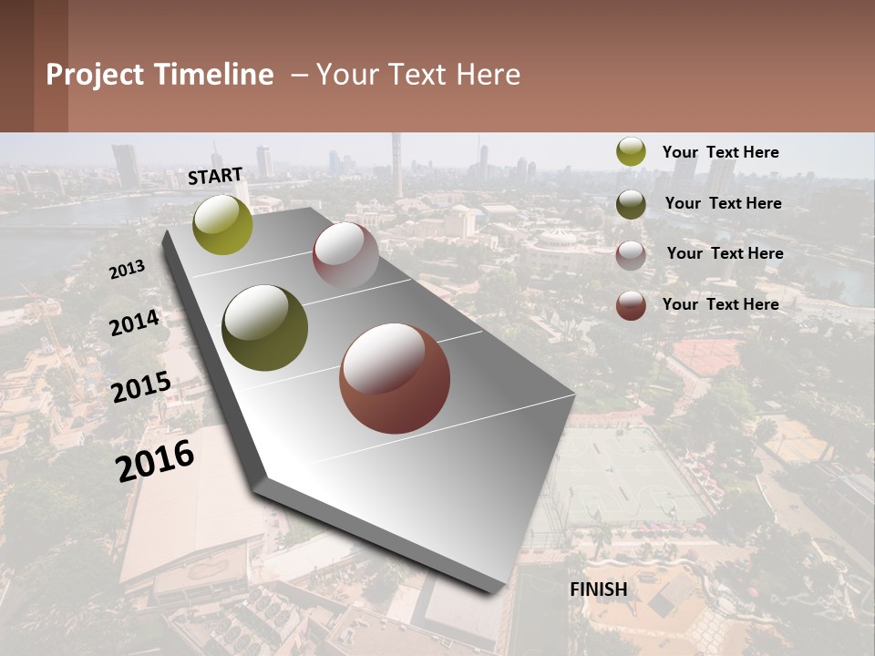 City From Above PowerPoint Template