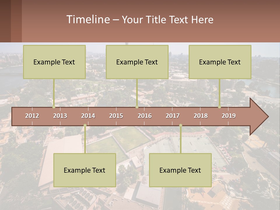 City From Above PowerPoint Template
