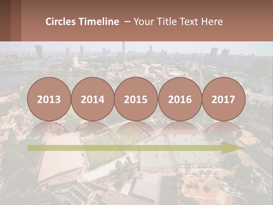 City From Above PowerPoint Template