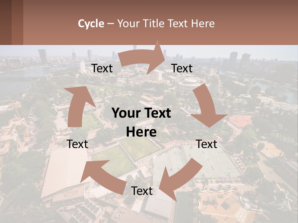 City From Above PowerPoint Template
