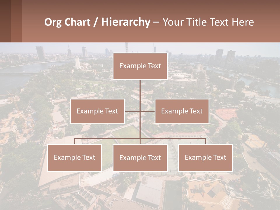 City From Above PowerPoint Template