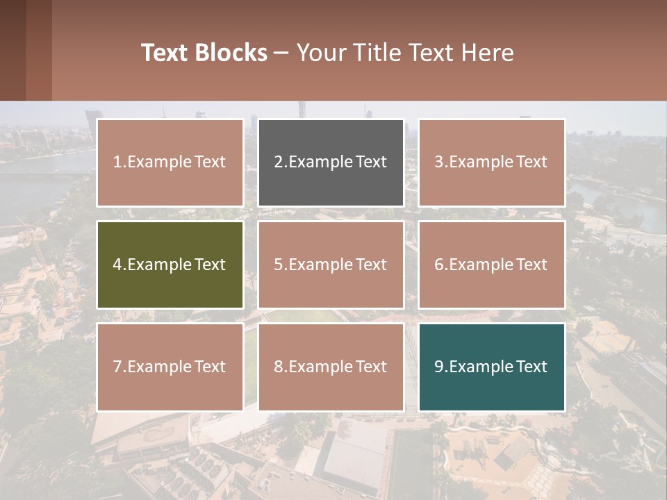 City From Above PowerPoint Template