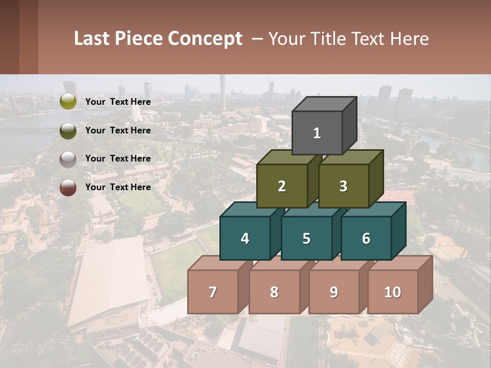 City From Above PowerPoint Template