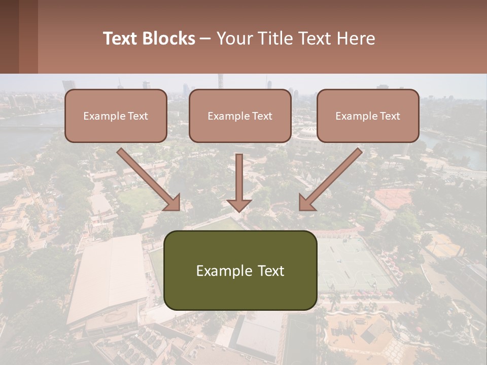 City From Above PowerPoint Template