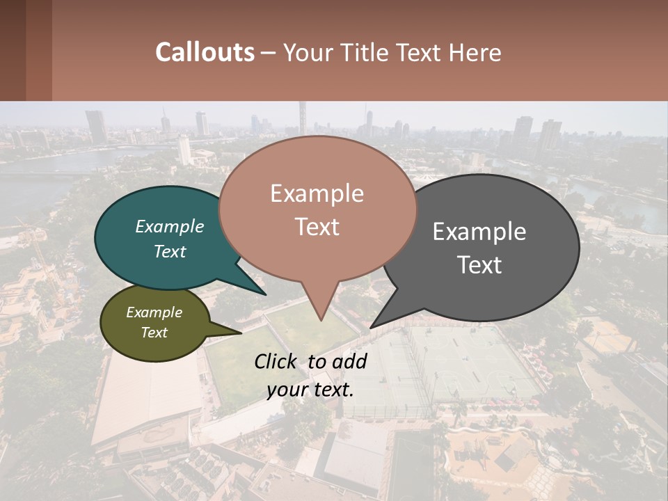 City From Above PowerPoint Template