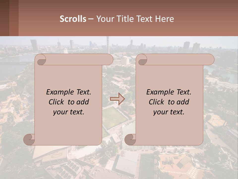 City From Above PowerPoint Template