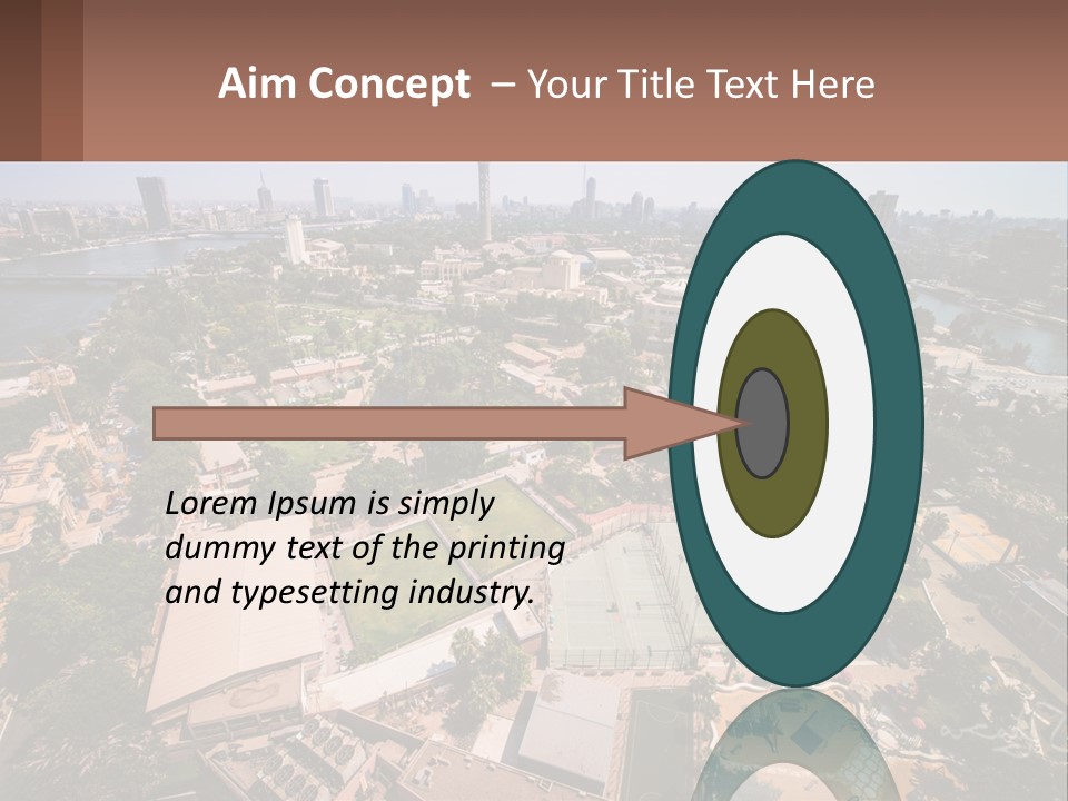 City From Above PowerPoint Template