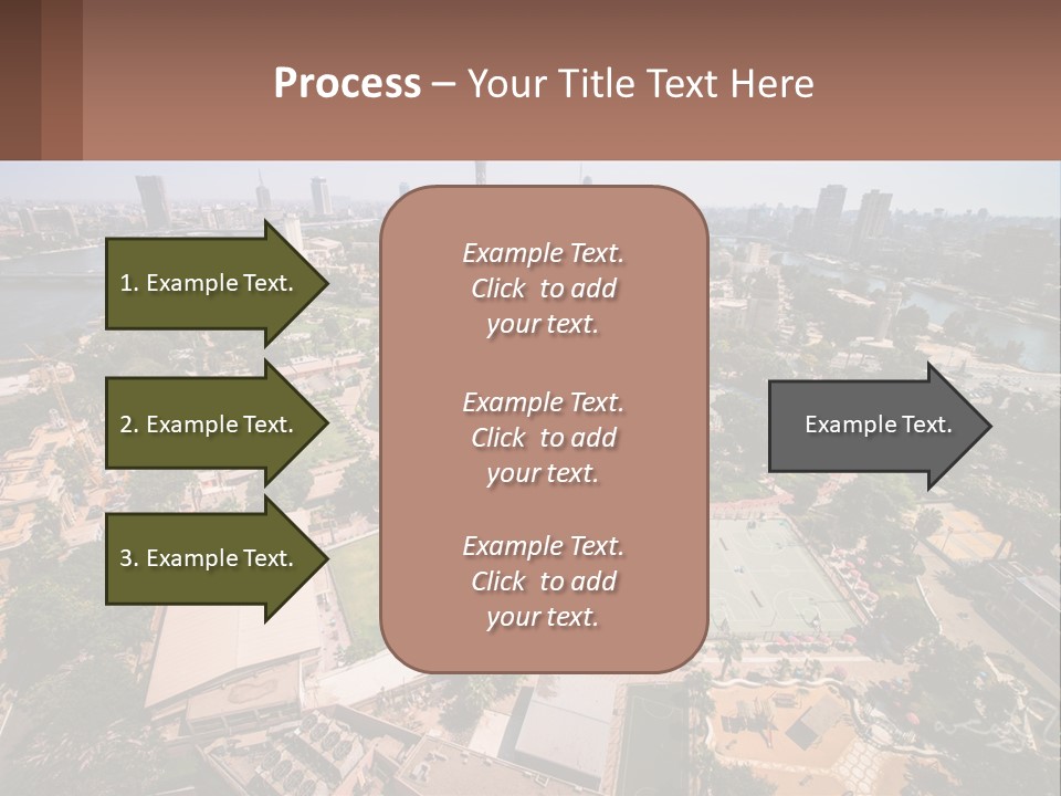 City From Above PowerPoint Template