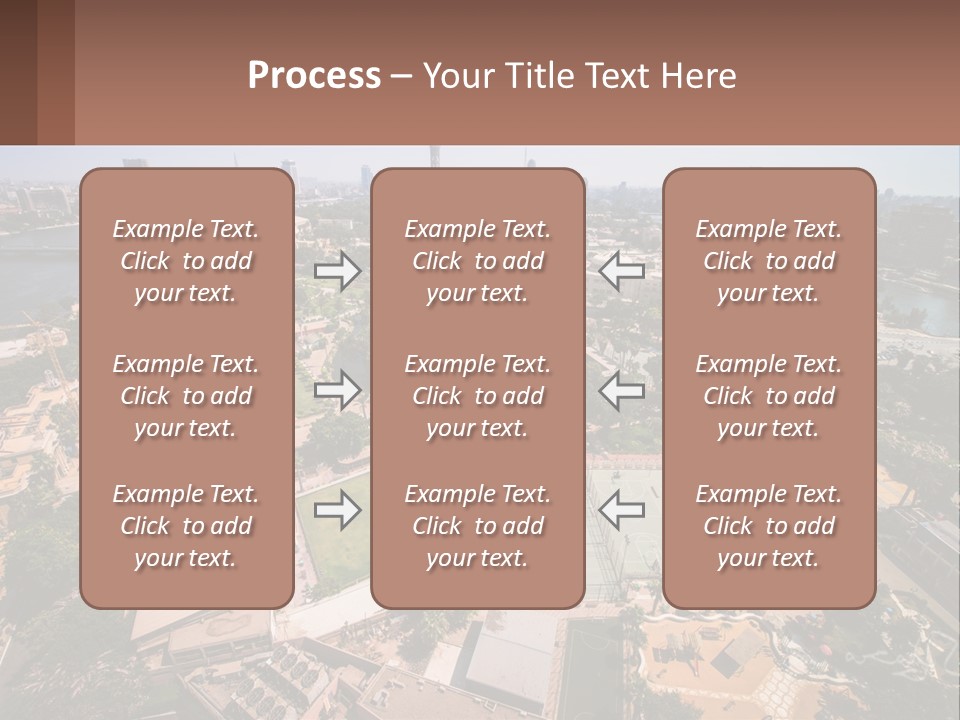 City From Above PowerPoint Template