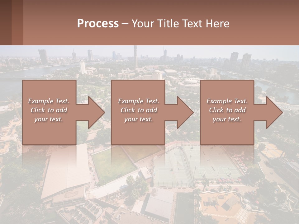 City From Above PowerPoint Template