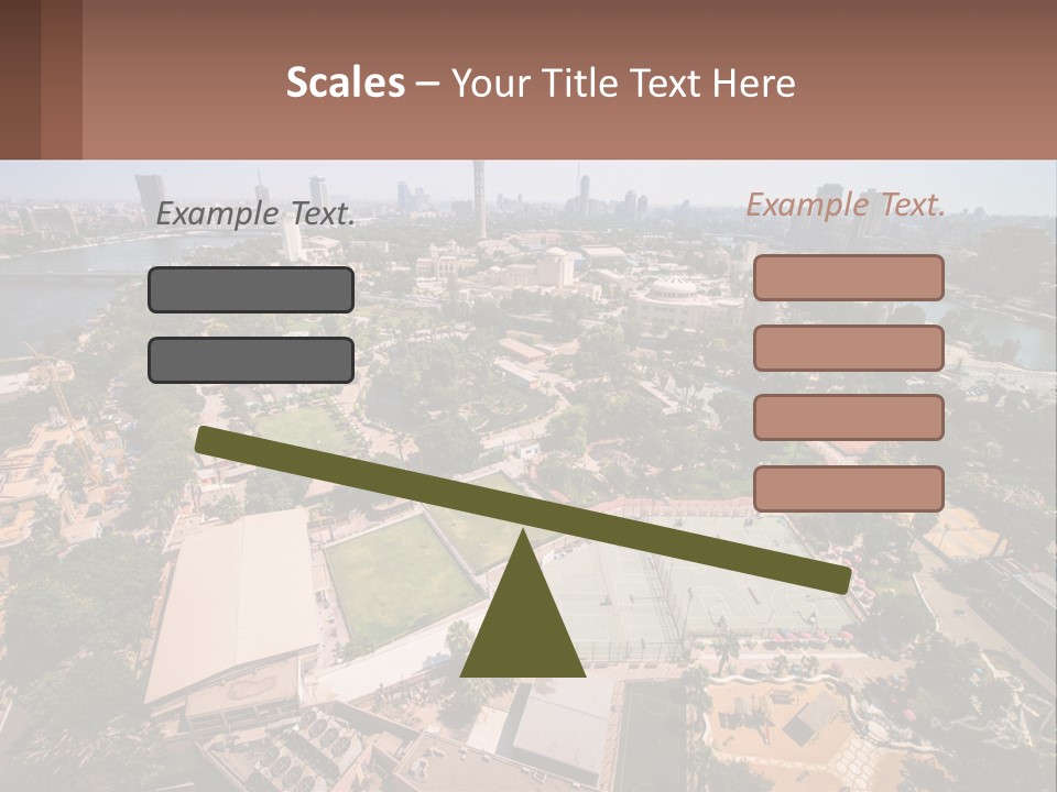 City From Above PowerPoint Template