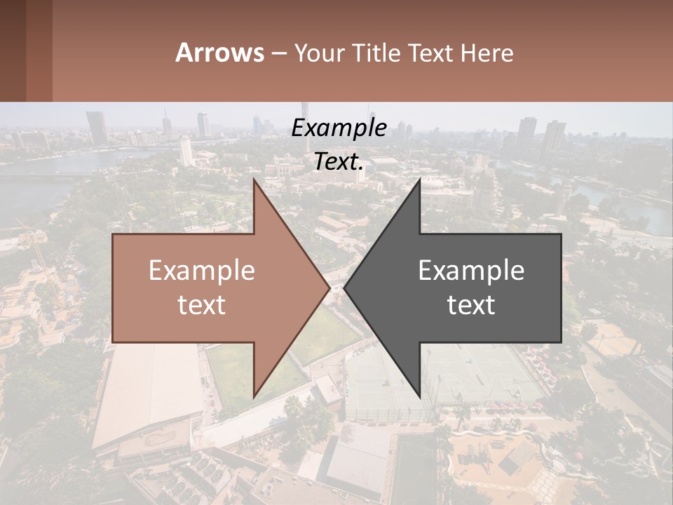 City From Above PowerPoint Template