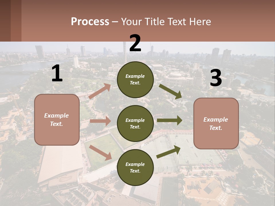 City From Above PowerPoint Template