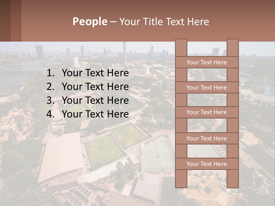 City From Above PowerPoint Template