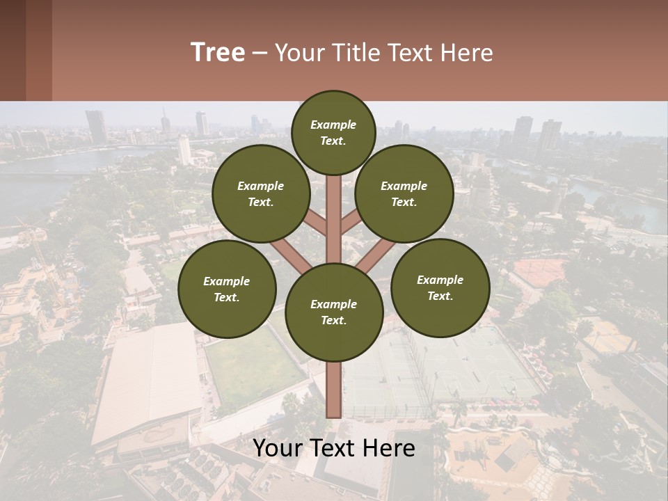 City From Above PowerPoint Template