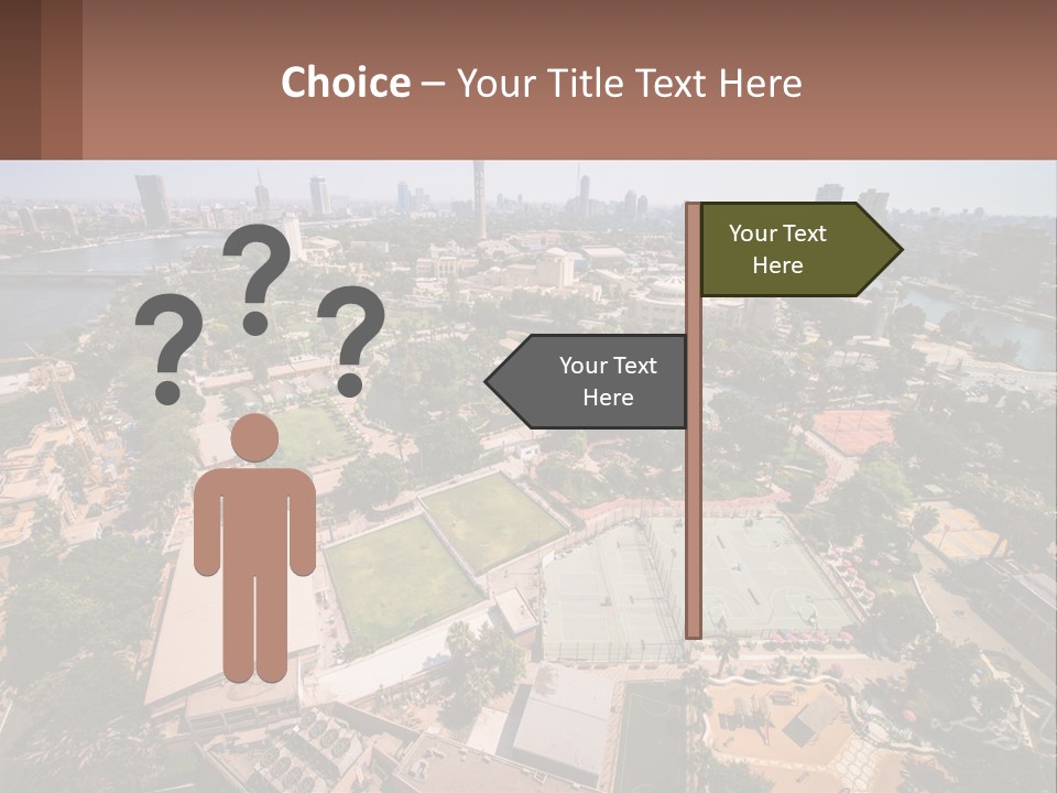 City From Above PowerPoint Template