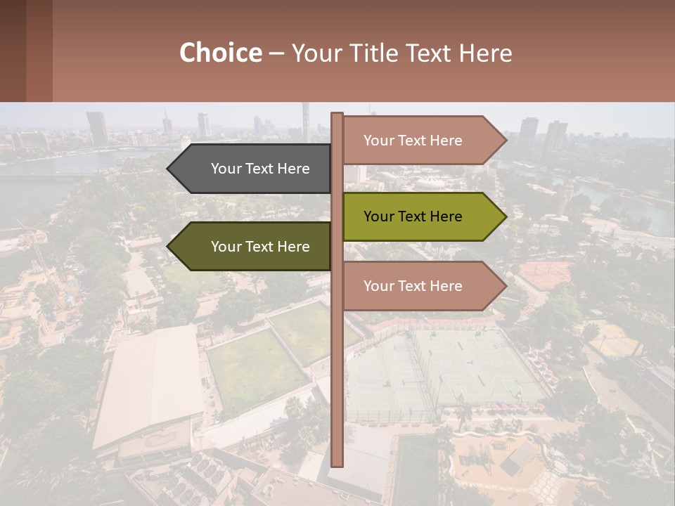 City From Above PowerPoint Template