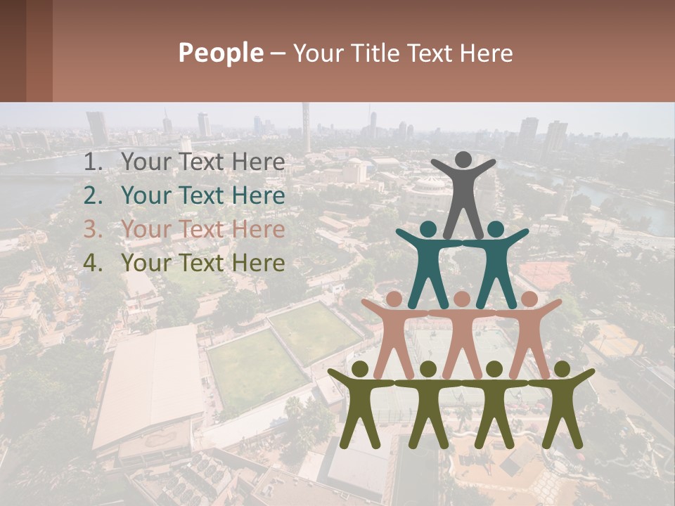 City From Above PowerPoint Template