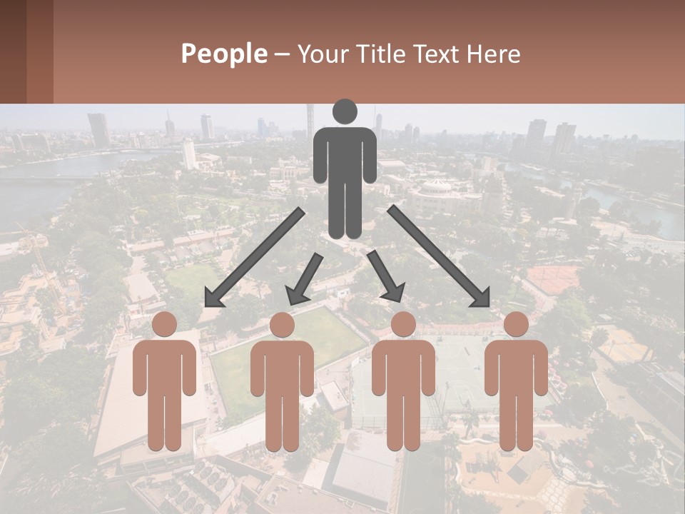 City From Above PowerPoint Template
