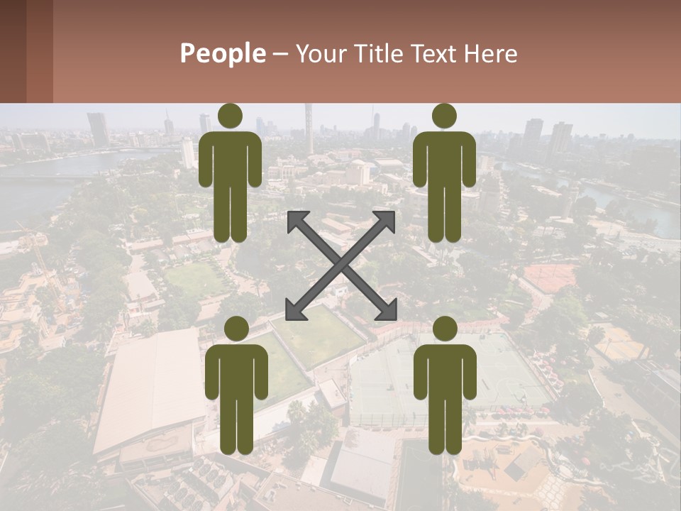 City From Above PowerPoint Template